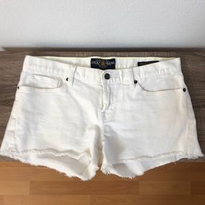Lucky Brand white cutoff shorts